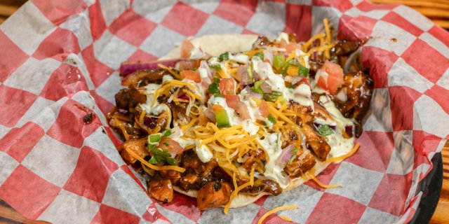 Smoked Jerk Chicken Taco