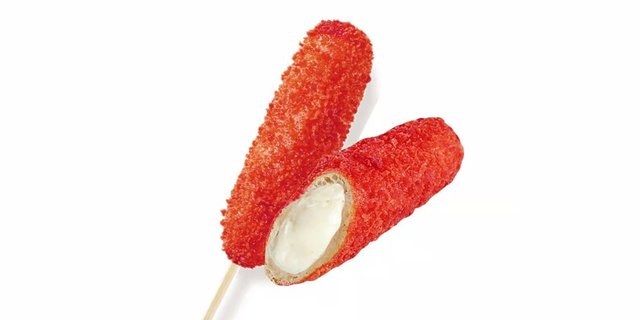 Hot Cheetos Mozzarella Dog