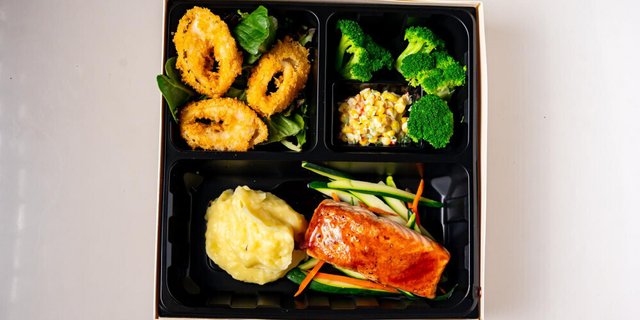 Salmon Bento Box