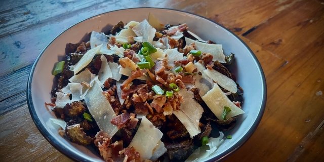Crispy Balsamic Brussels