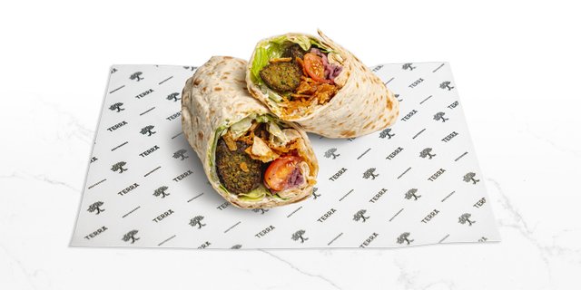 Baked Falafel Wrap
