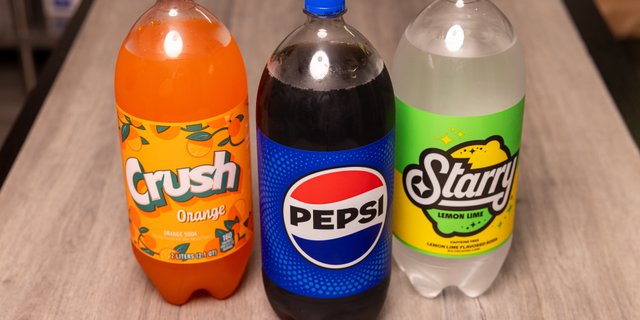 Assorted 2L Soda Bottles