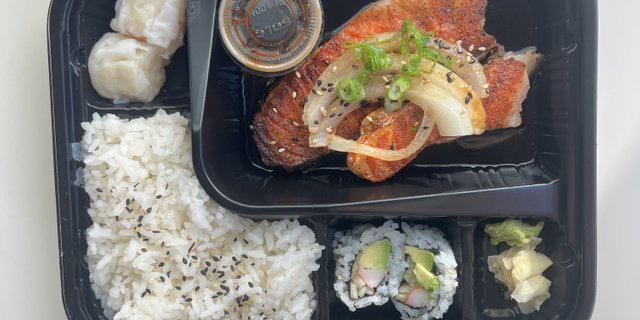 Salmon Teriyaki Bento Box