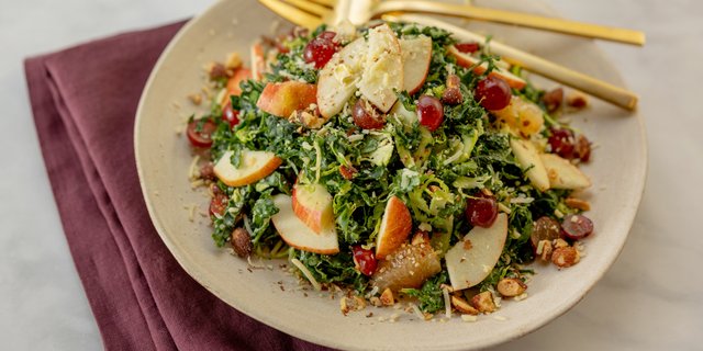 Brussels Sprouts & Organic Kale Salad