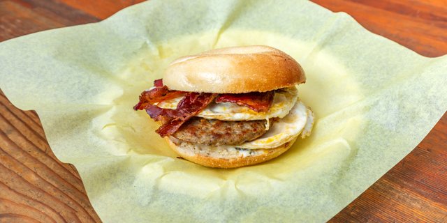 Double Trouble Breakfast Sandwich