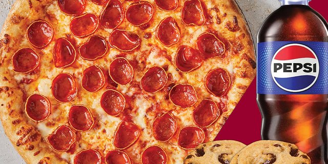 Pepperoni Pizza Box