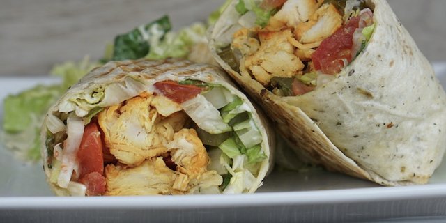 Grilled Chicken Wrap Tray