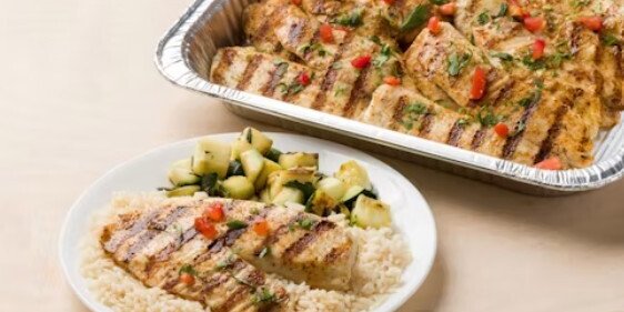 Grilled Rockfish Plate
