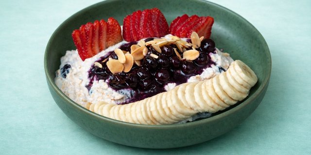 Blueberry & Coconut Bircher Muesli
