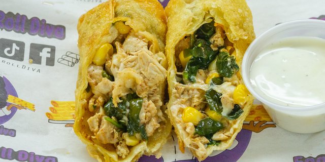 Southwestern Chicken Egg Rolls