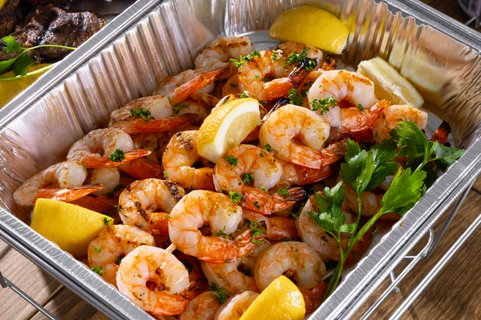 Shrimp Kalamaki Skewer