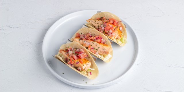 Grilled Salmon Taco Bar