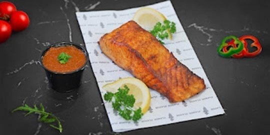 BBQ Charcoal Salmon