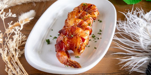 Bacon Wrapped Gulf Shrimp