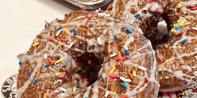 Vegan Funfetti Donut