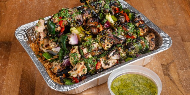 BBQ Chicken  Skewers