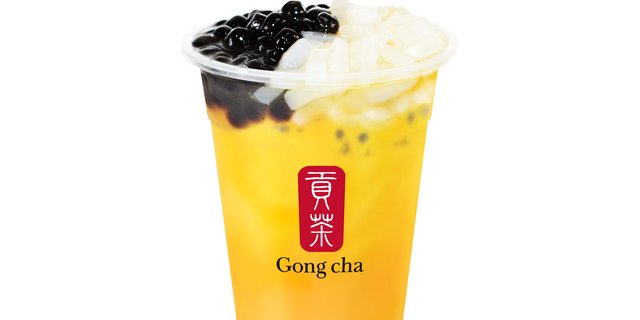 Cold QQ Passionfruit Green Tea