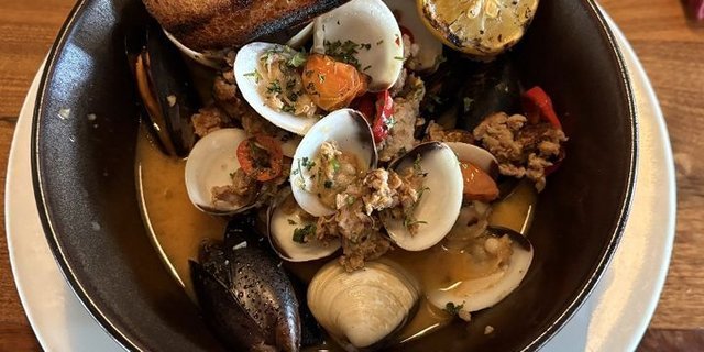 Chorizo Mussels & Clams