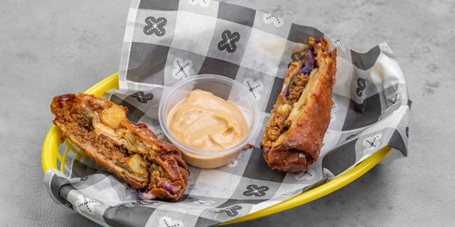 Picadillo Beef Egg Rolls