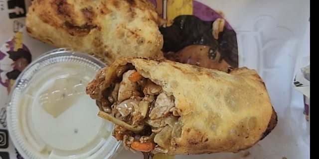 Jamaican Jerk Chicken Egg Rolls