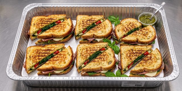 Artichoke & Spinach Panini Sandwich