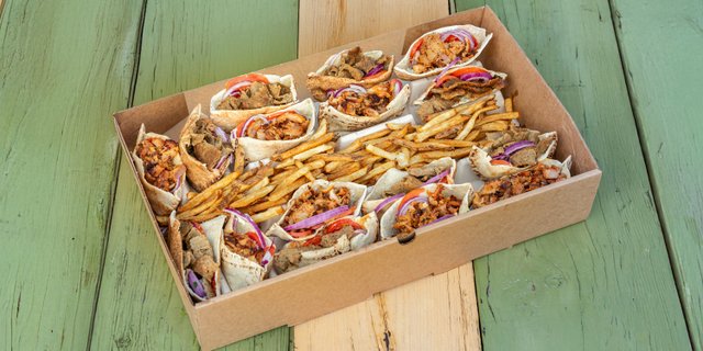 12 Mini Wraps Tray