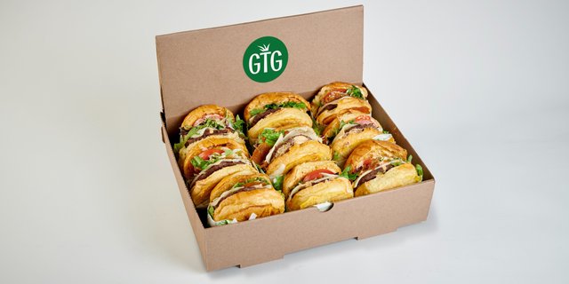 Vegan Char Burger Tray