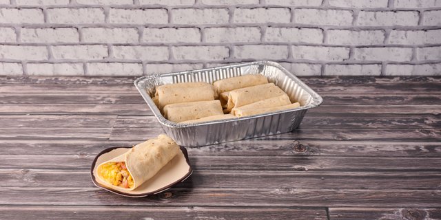 Create Your Own Vegetarian Breakfast Wrap Tray