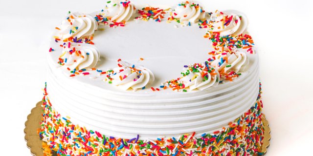 10" Confetti Cake