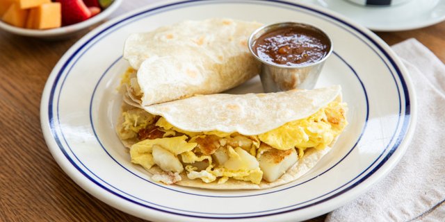 Plain Breakfast Taco