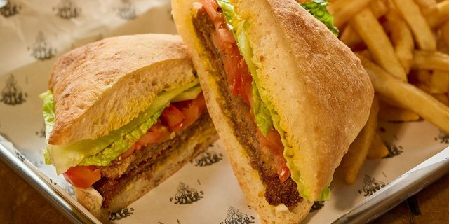 Beef Milanesa Sandwich