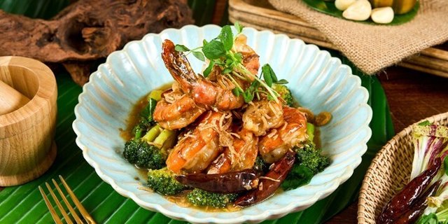 Shrimps in Tamarind Sauce
