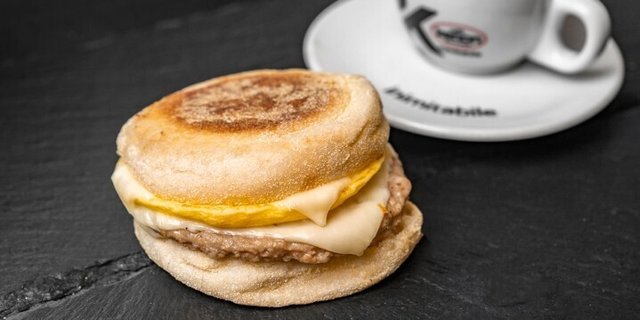 Sausage, Egg & Cheese Breakfast Sandwich