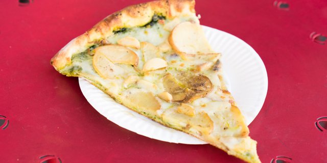 Gluten-Free Potato Pesto Pizza