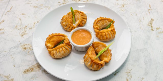 Fried Lamb Momo