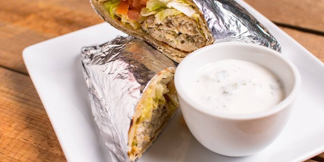 Chicken Seekh Kabob Wrap