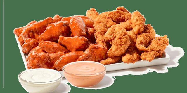 Chicken Fingerz™ And Traditional Wings Zampler Platter