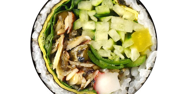 Spicy Anchovy & Nuts Gimbap
