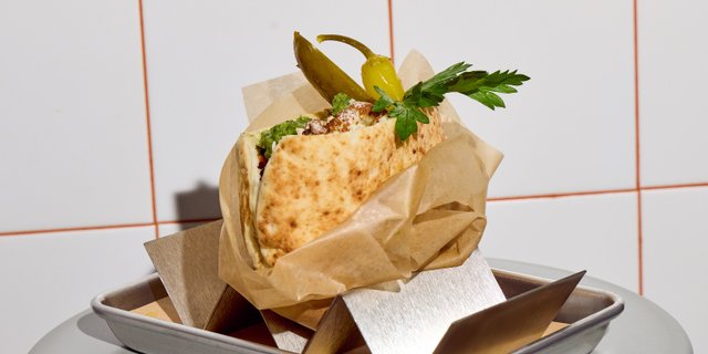Cauliflower Shawarma Pita