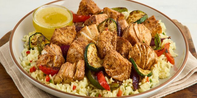 Deconstructed Mahi Kabobs