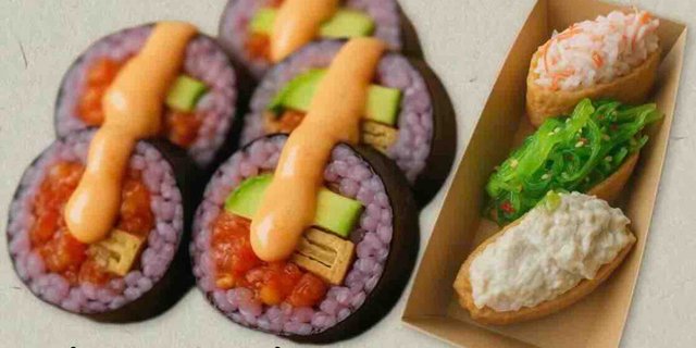 Giant Maki (5pc) & Inari 3pc)