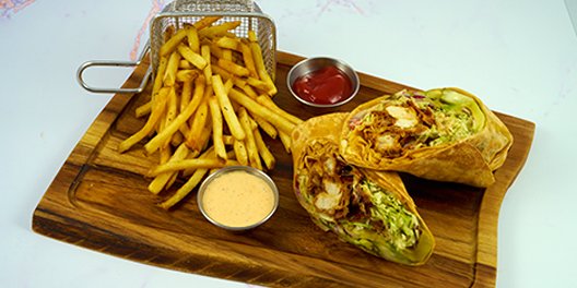 Fried Chicken Wrap Boxed Lunch