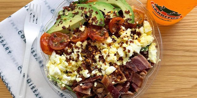 Spicy Chicken Caesar Cobb Salad