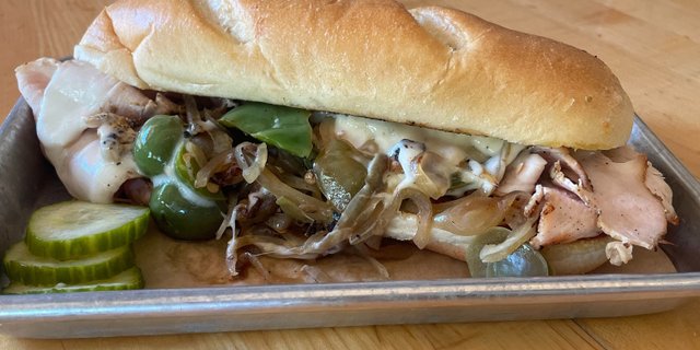 Philly-Style Turkey Sandwich