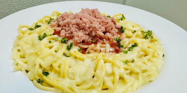 Spaghetti W/ Ham