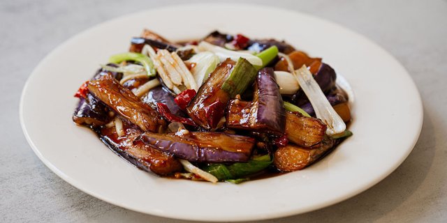 Eggplant w/ Garlic Sauce
