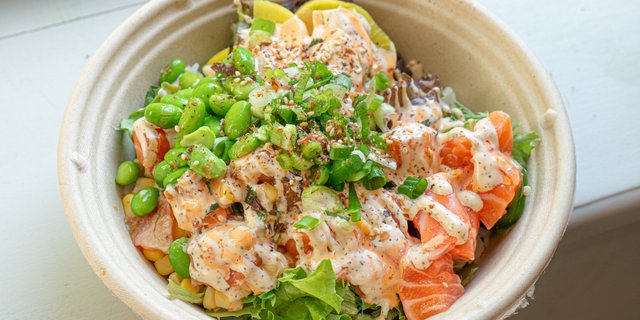 Pepper Salmon Bowl