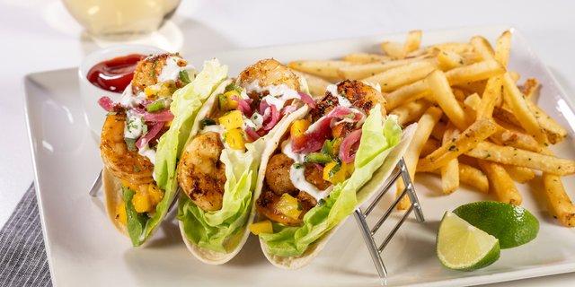 Lemongrass Shrimp Tacos Boxed Lunch