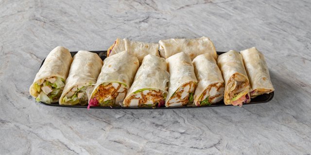 Chicken & Beef Wraps Platter