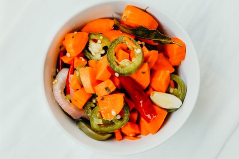 Pickled Jalapenos & Carrots